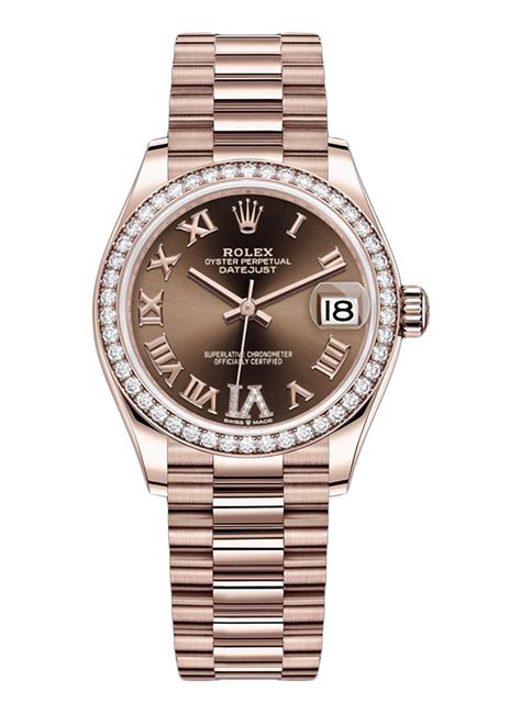 rolex datejust rose gold 31mm|Rolex Datejust price guide.